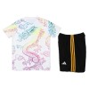 Ensemble Maillot Real Madrid Dragon 2024-25 Blanche Enfant